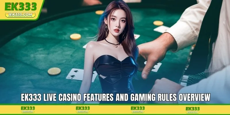 EK333 live casino features and gaming rules overview