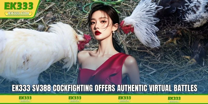 EK333 SV388 Cockfighting offers authentic virtual battles