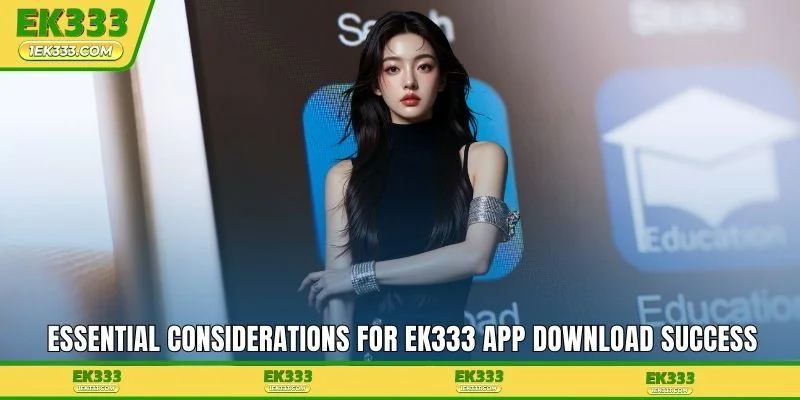 Essential considerations for EK333 app download success