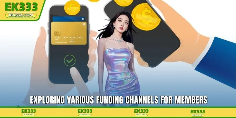 Exploring various funding channels for members