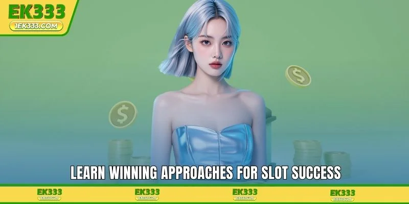 Learn winning approaches for slot success