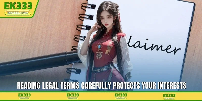 Reading legal terms carefully protects your interests
