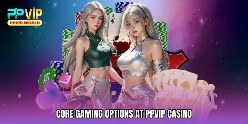 Core Gaming Options at PPVIP Casino