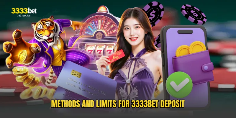 Methods and limits for 3333BET Deposit