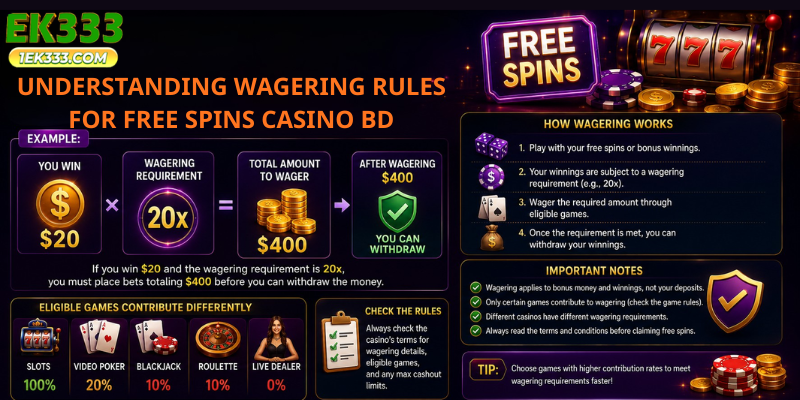Understanding Wagering Rules for Free spins casino BD