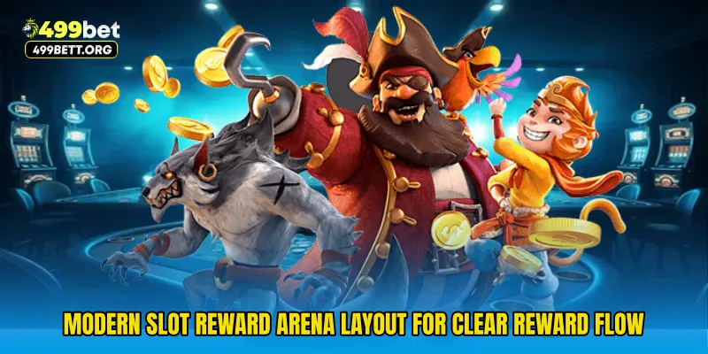 Modern Slot Reward Arena layout for clear reward flow