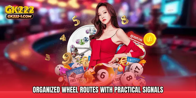Organized wheel routes with practical signals