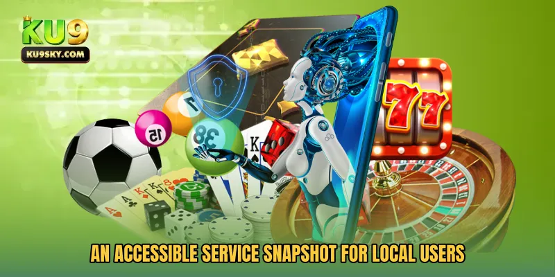 An accessible service snapshot for local users